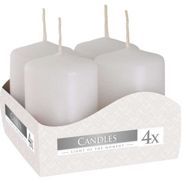 Свещ VOTIVE 4ка 40х60мм БЯЛО №sw40/60-090 /12 кутии в кашон/