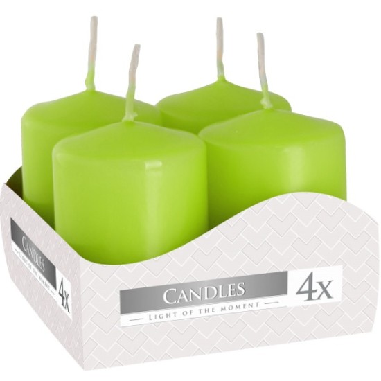 Свещ VOTIVE 4ка 40х60мм ЗЕЛЕНО №sw40/60-064 /12 кутии в кашон/