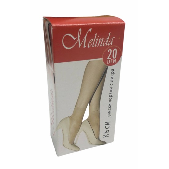 Чорапи дамски къси ликра Melinda черно