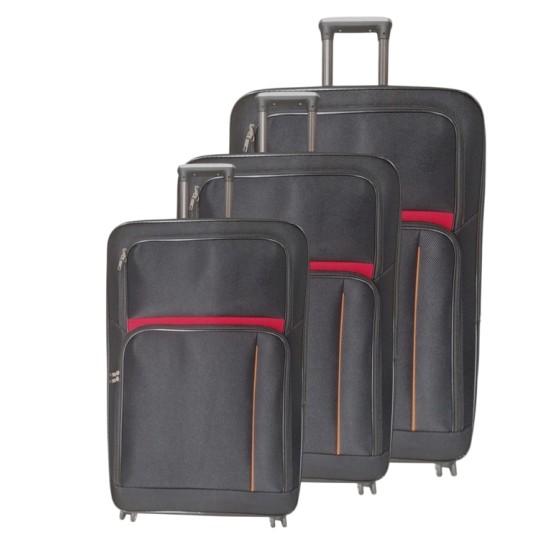 Куфар 3ка 20"/24"/28" FN №908 черен