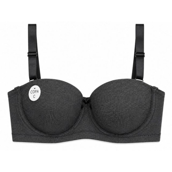 Сутиен бриджитка C36-42 ГРАФИТ №9939/6 броя в стек/