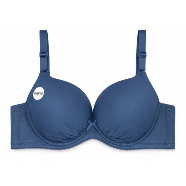 Сутиен с подплънка push up B СИН №1388 /6 броя в стек/