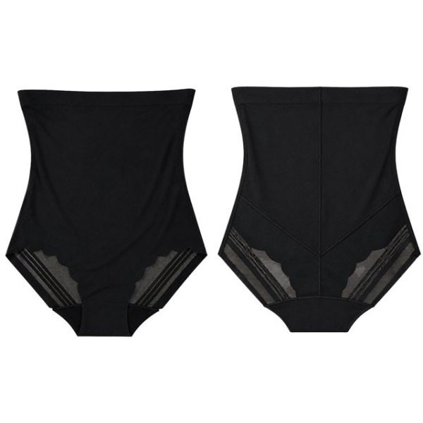 Стягащо бельо бикинa с дантела ЧЕРНА XL/XXL XXXL/XXXXL №ST-36 /6 броя в стек/