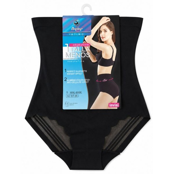 Стягащо бельо бикинa с дантела ЧЕРНА XL/XXL XXXL/XXXXL №ST-36 /6 броя в стек/