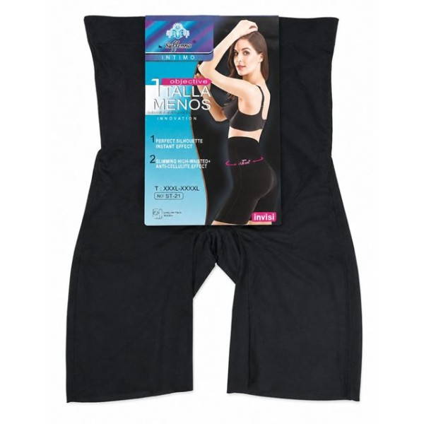 Стягащо бельо усилено с крачоли ЧЕРНО XXXL/XXXXL №ST-32 /6 броя в стек/