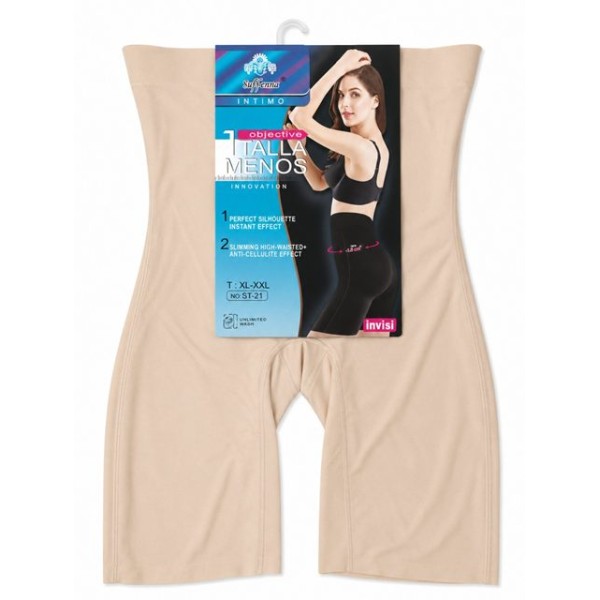 Стягащо бельо усилено с крачоли ЕКРЮ XXXL/XXXXL №ST-32 /6 броя в стек/