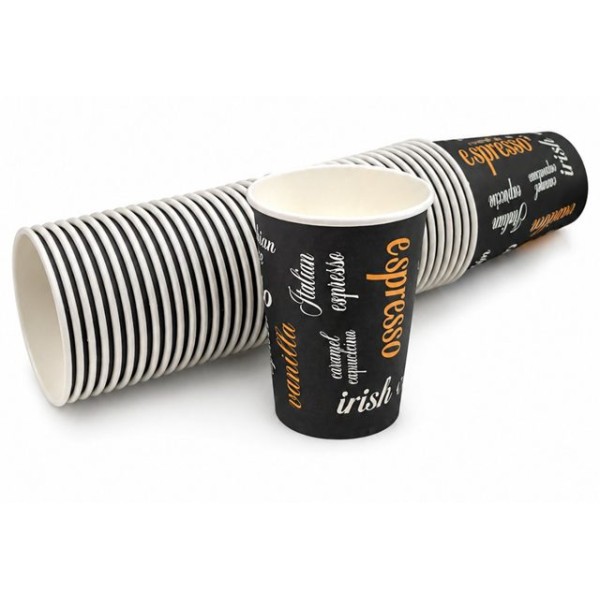 Чаша картонена 9 OZ/270ml COFFEE 50 броя в стек /20 стека в кашон/