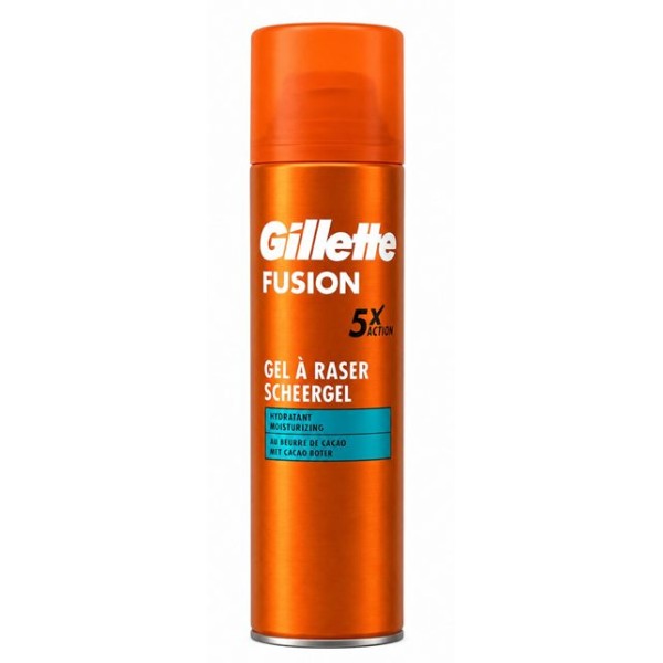 Гел за бръснене Gillette FUSION Moisturising 200 ml R /12  броя в кашон/