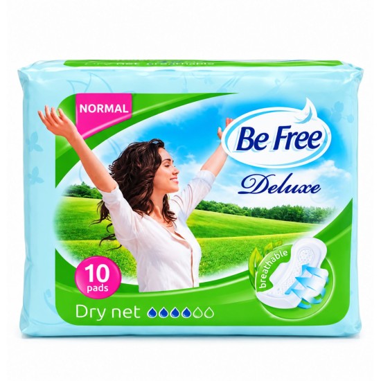 Дамски превръзки Be Free Deluxe дневни 10 броя ПАМУК