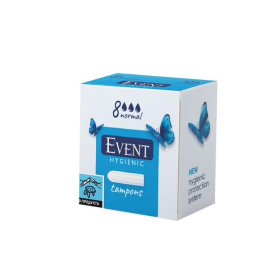 Тампони EVENT normal 8 броя в кутия /24 кутии в кашон/