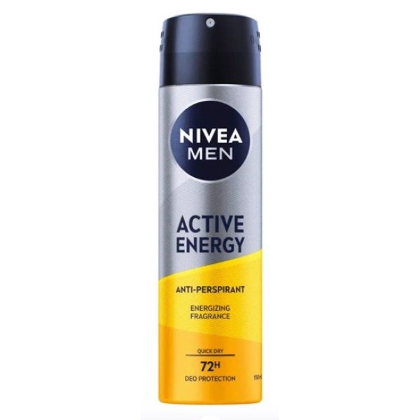 Дезодорант мъжки NIVEA 150ml ACTIVE ENERGY