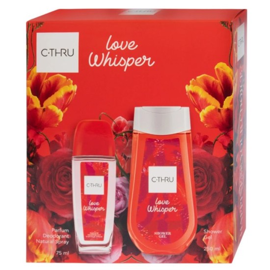 Комплект C-THRU LOVE WHISPER тоалетна вода 75 мл с душ гел 250 мл в кутия