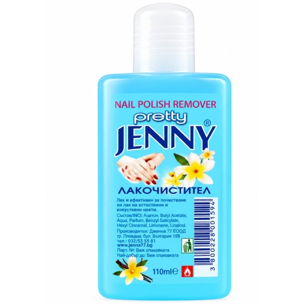 Лакочистител JENNY 110 мл син /36 броя в кашон/