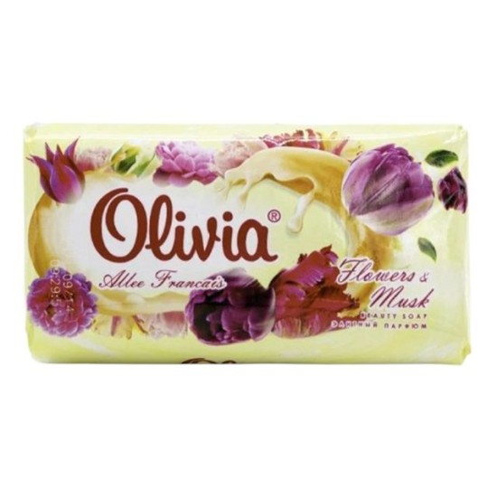 Сапун Olivia 140гр FLOWERS MUSK /6 броя в стек/