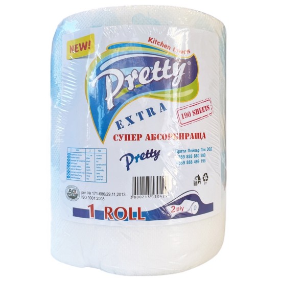 Кухненска ролка Pretty декор 300 г/ 6 ролки в чувал/