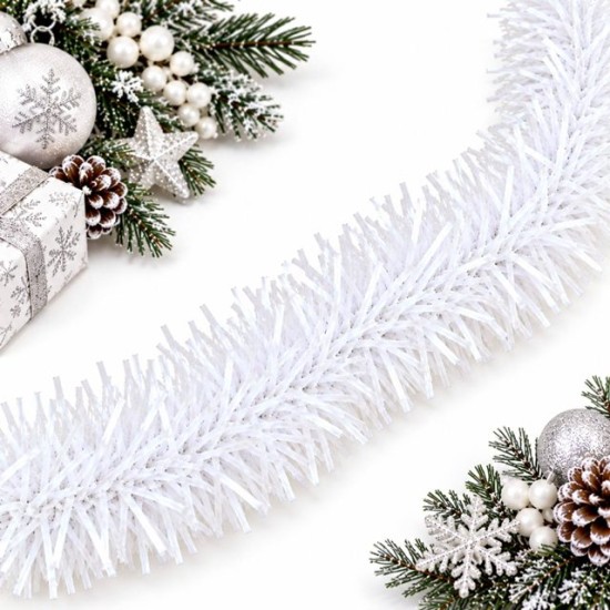Гирлянд 9см/5pcs/2м БЯЛ /10 броя на връзка/