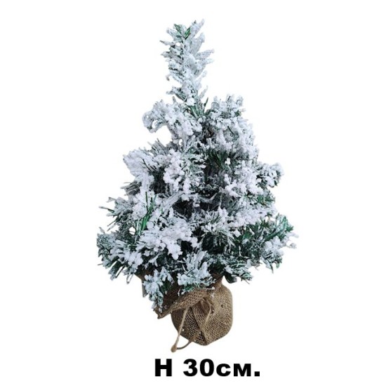 Елха със снежно покритие 30см/25Т
