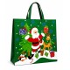 Чанта нетъкан текстил MERRY CHRISTMAS 50см х 45см x 18см/12 броя в стек/