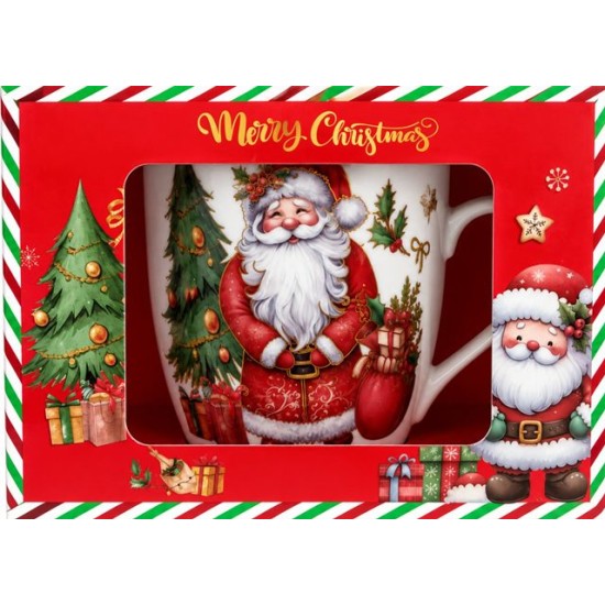 Чаша порцелан Коледа в кутия №HK2340