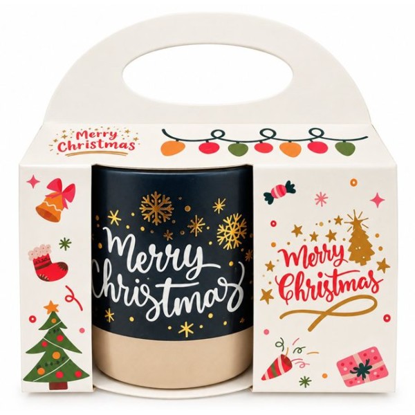 Чаша порцелан MERRY CHRISTMAS №CH2006 /20 броя в кашон/