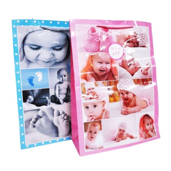 Торба за подарък BABY 38х28х10см /12 броя в стек/