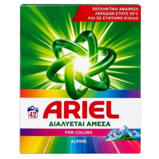 Прах за пране 2,73кг ARIEL 42 пранета FOR COLORS