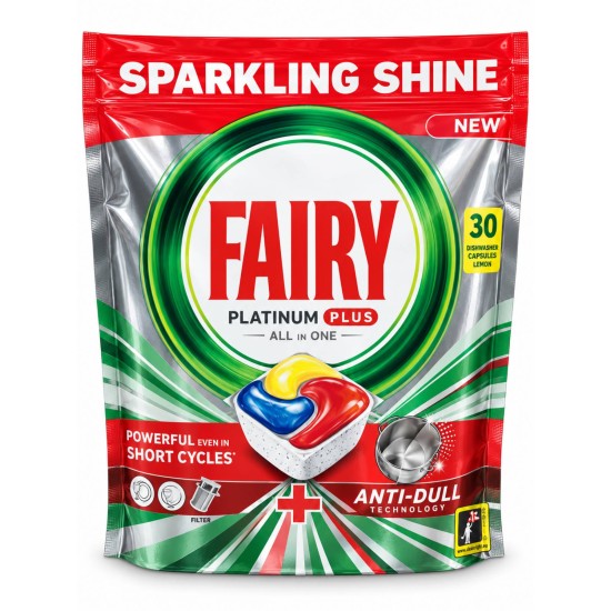 Таблетки за съдомиялна машина FAIRY PLATINUM All in1 30 броя R