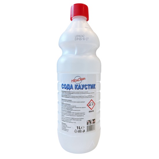Сода каустик Hit Clean 1L  /6 броя в стек/