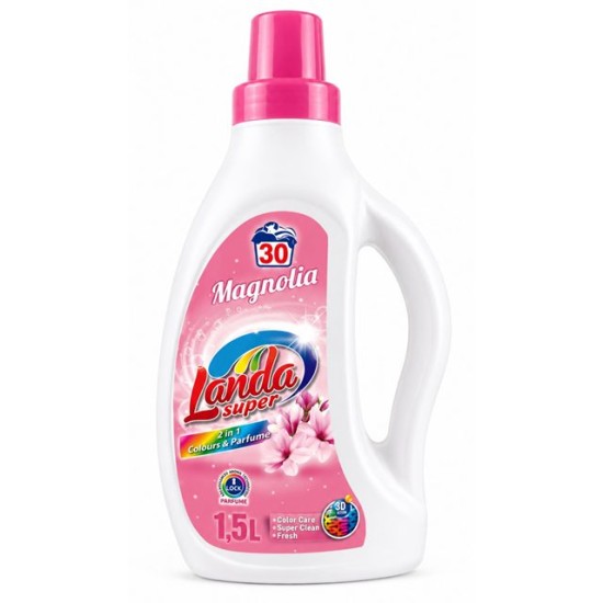 Течен перилен препарат LANDA 1.5L 30 пранета COLOURS MAGNOLIA