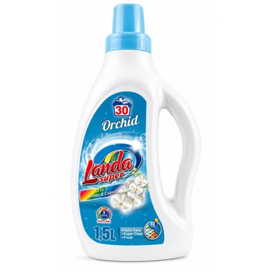 Течен перилен препарат LANDA 1.5L 30 пранета WHITE ORHID