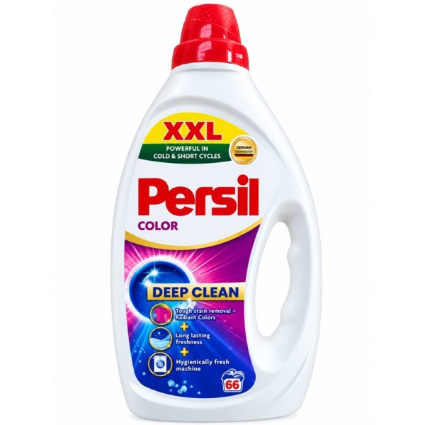 Течен перилен препарат PERSIL 2.97L  66 пранета Колор  /4 броя в кашон/