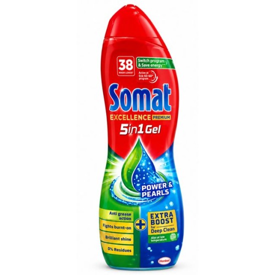 Течен препарат гел за съдомиялна SOMAT EXCELLENCE 38 wash loads