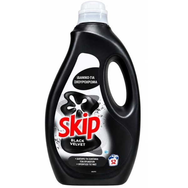 Течен перилен препарат SKIP 2.34L  52 пранета за черни дрехи /4 броя в кашон/