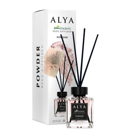 Ароматизатор домашен парфюм с черни клечки 100 мл ALYA POWDER