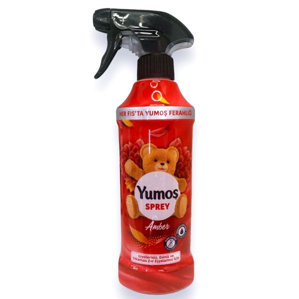 Ароматизатор Yumos Amber спрей 450мл ЧЕРВЕН /12 броя в кашон/