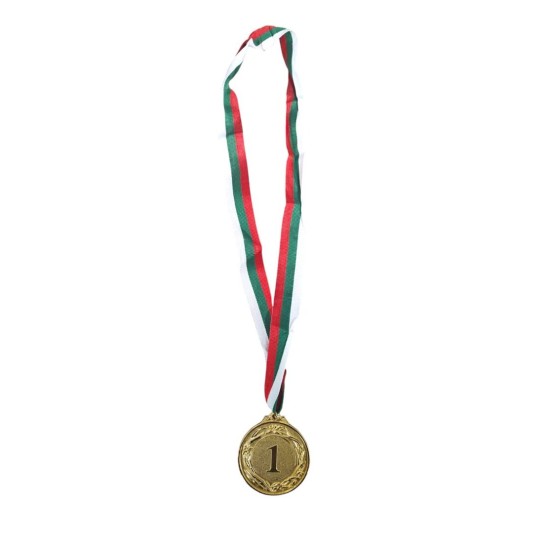 Медал №1 ЗЛАТО Ф6,5см