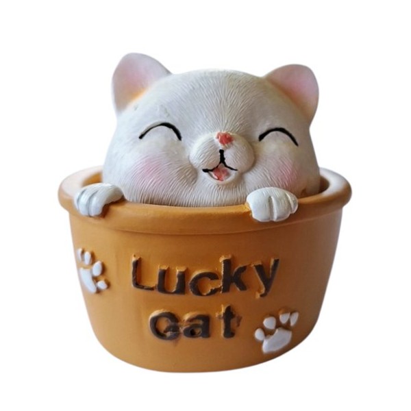 Сувенир коте LUCKY CAT с люлееща глава 5см х6см №FC-103