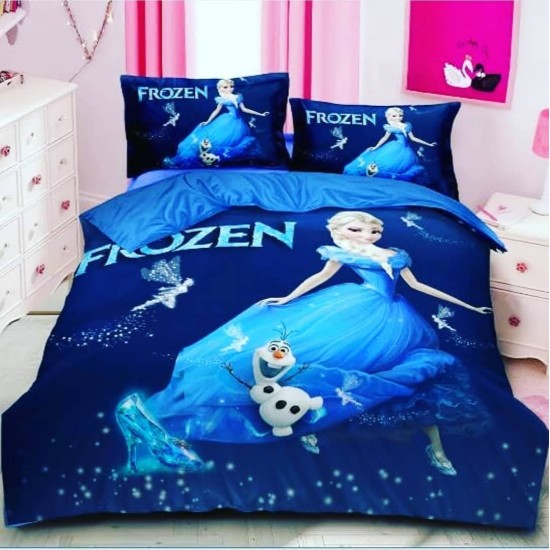 Комплект спално бельо памук150х200см Frozen