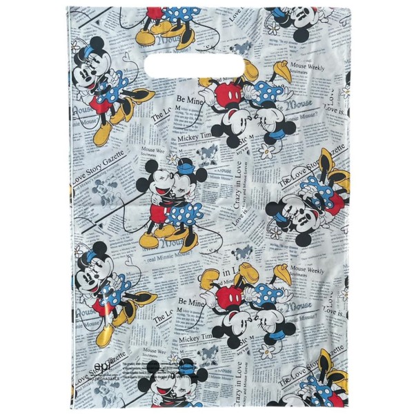 Торбички с вътрешна дръжка №1 Disney Mickey and Minnie 25смх35см 100 броя в опаковка