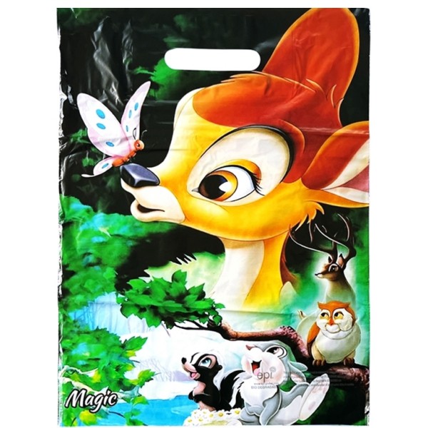 Торбички с вътрешна дръжка №2 Disney Бамби 30смх40см 50 броя в опаковка